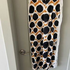 Silk pants with zipper and side pockets (Ankle length)